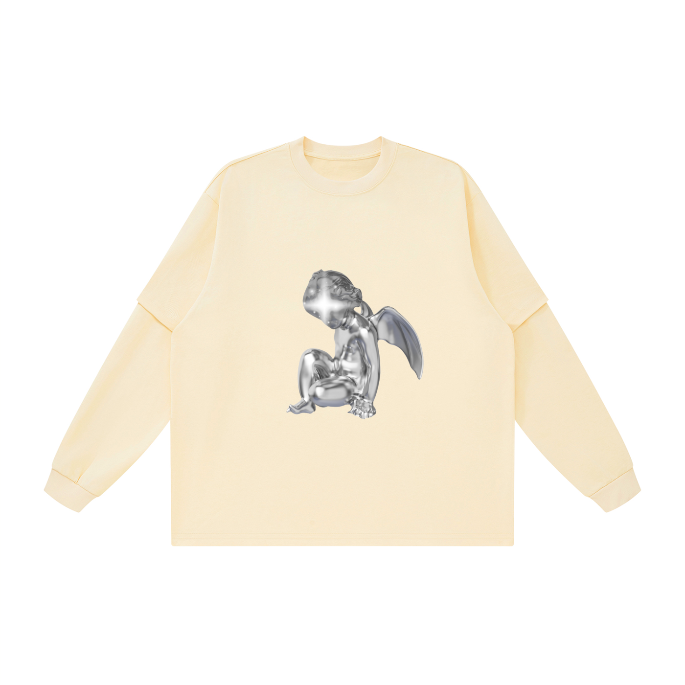 Unisex Layered Oversized T-Shirt