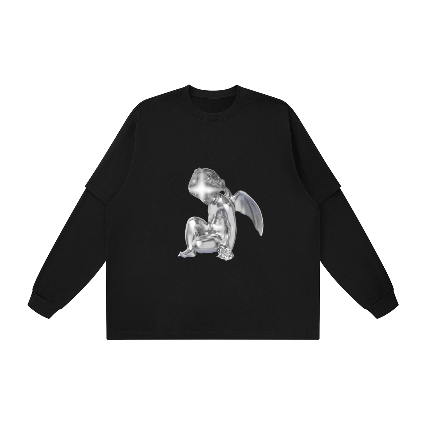 Unisex Layered Oversized T-Shirt