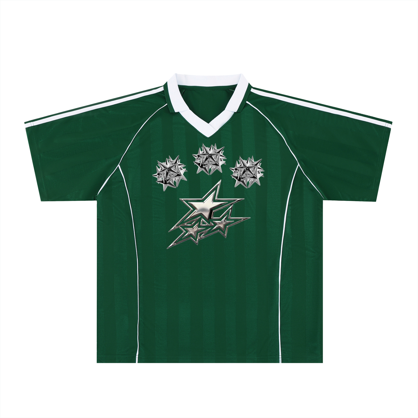 Shadow Stripe Collared Soccer Jersey