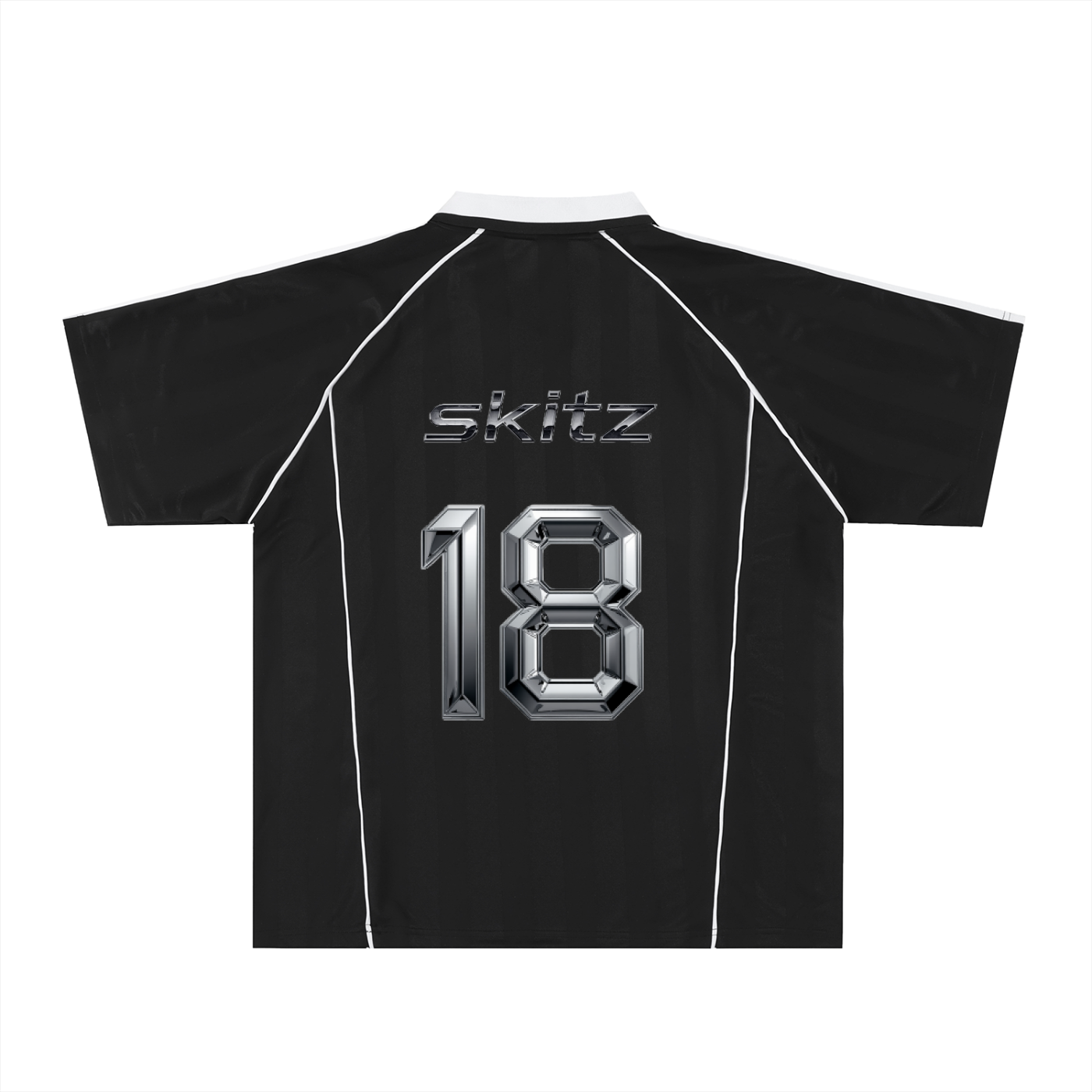Shadow Stripe Collared Soccer Jersey