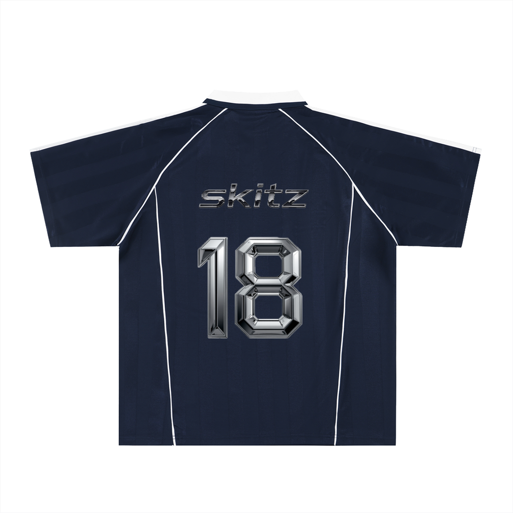Shadow Stripe Collared Soccer Jersey
