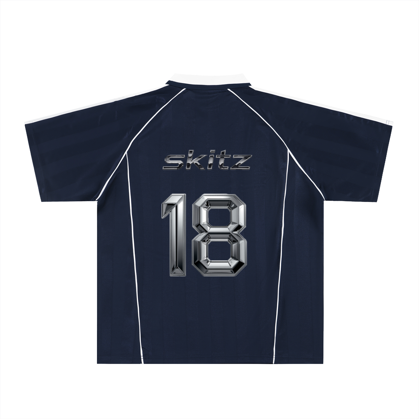 Shadow Stripe Collared Soccer Jersey