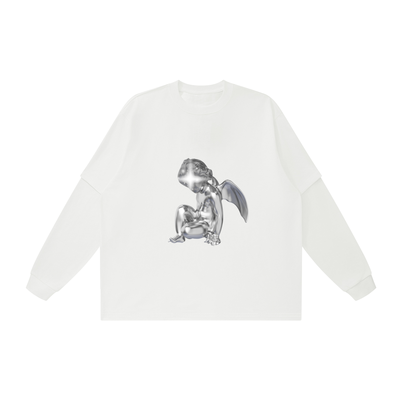 Unisex Layered Oversized T-Shirt